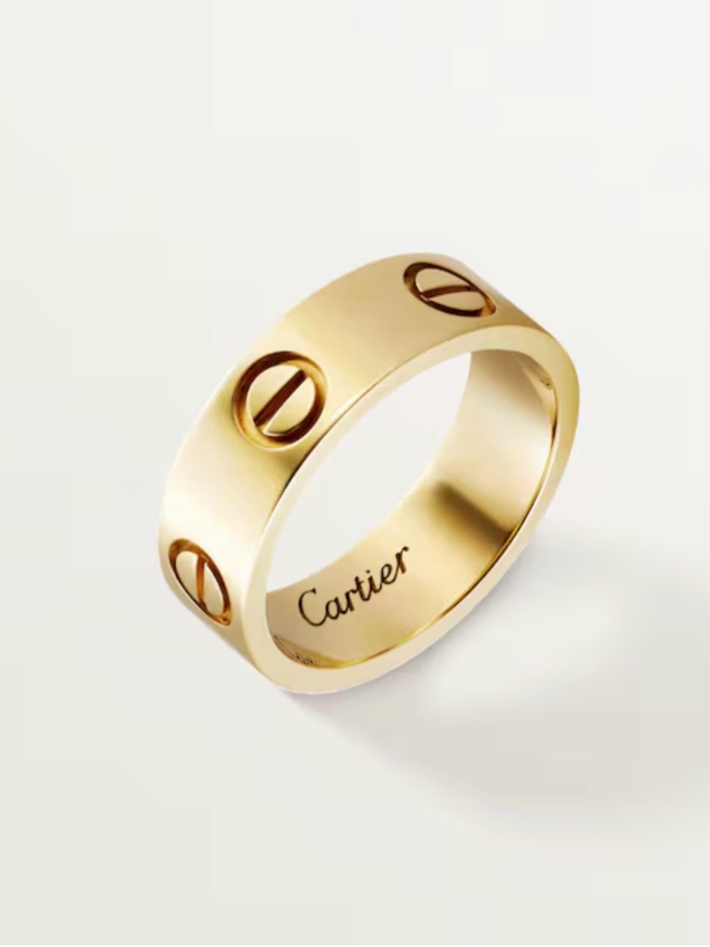 ♥️ Cartier 18K Gold Iconic Love Ring with Screw Motifs (Authentic)